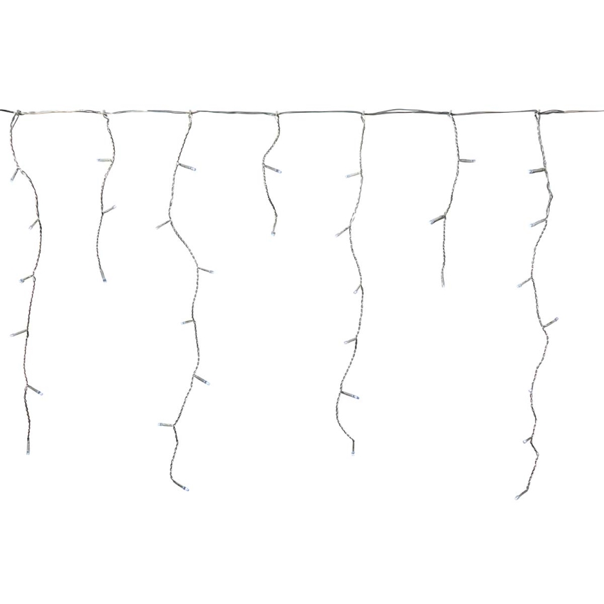 LED Venkovní  závěs 180xLED/7 funkcí 10,9m IP44 studená bílá