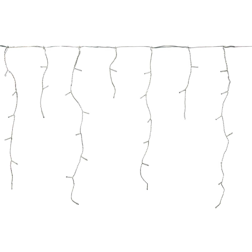 LED Venkovní  závěs 180xLED/7 funkcí 10,9m IP44 studená bílá