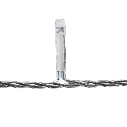 LED Venkovní  závěs 180xLED/7 funkcí 10,9m IP44 studená bílá