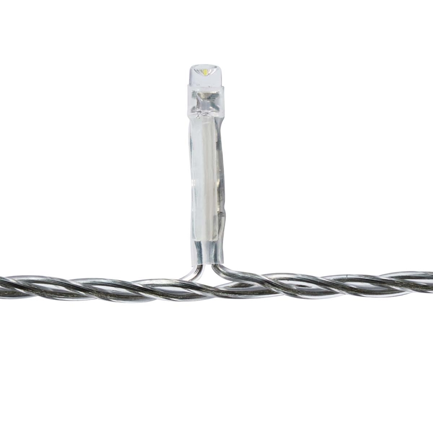 LED Venkovní  závěs 180xLED/7 funkcí 10,9m IP44 studená bílá