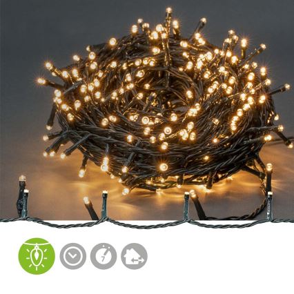 LED Venkovní  řetěz 720xLED/7 funkcí 57m IP44 teplá bílá