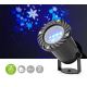 LED Vánoční venkovní projektor sněhových vloček 5W/230V IP44