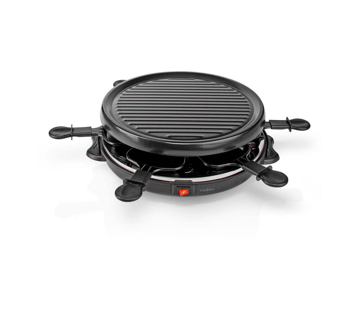 Nedis Nedis FCRA210FBK6 - Raclette gril s příslušenstvím 800W/230V NE0482