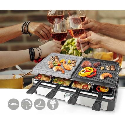 Raclette gril s příslušenstvím 1400W/230V