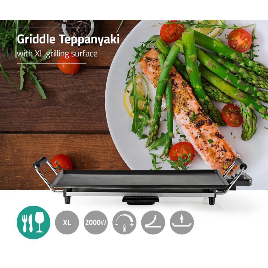 Stolní gril Teppanyaki 2000W/230V