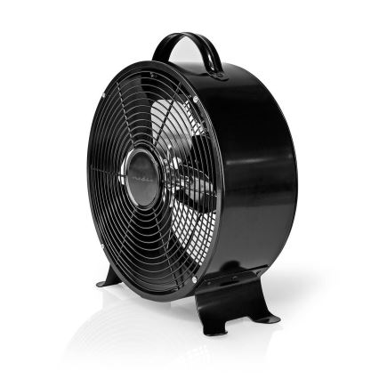 Stolní ventilátor RETRO 20W/230V černá pr.25 cm