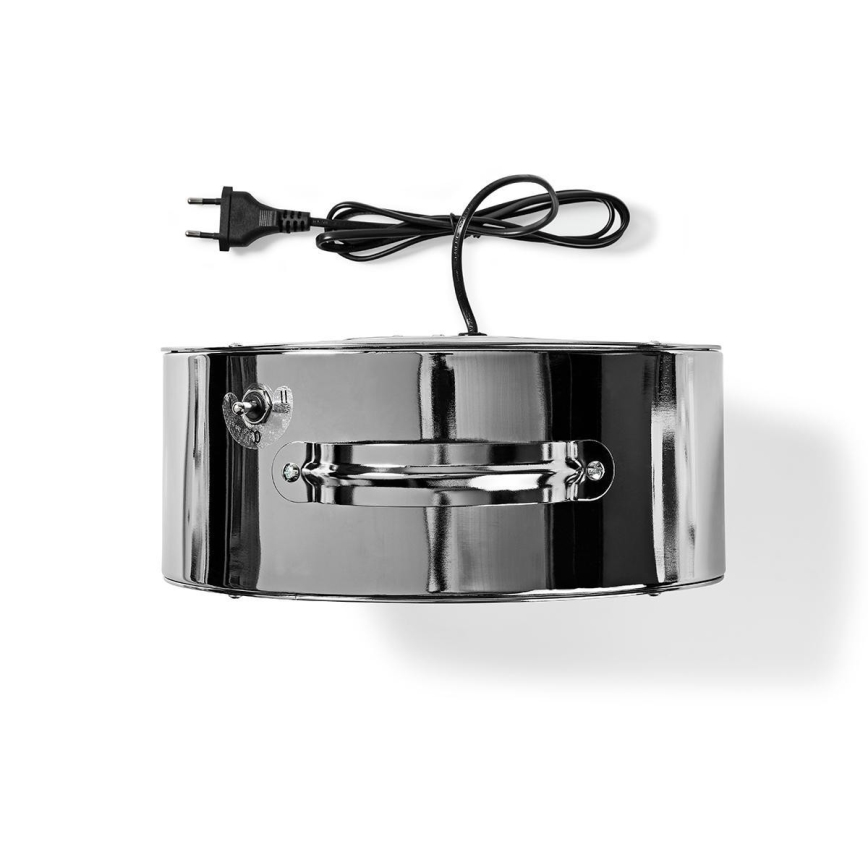 Stolní ventilátor RETRO 20W/230V matný chrom pr.25 cm