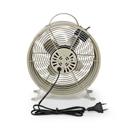 Stolní ventilátor RETRO 20W/230V šedá pr.25 cm