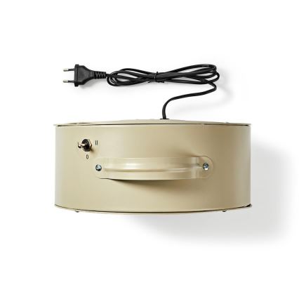 Stolní ventilátor RETRO 20W/230V šedá pr.25 cm