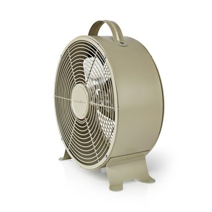 Stolní ventilátor RETRO 20W/230V šedá pr.25 cm