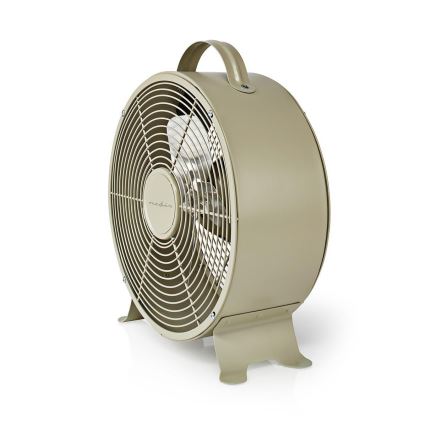 Stolní ventilátor RETRO 20W/230V šedá ø25 cm