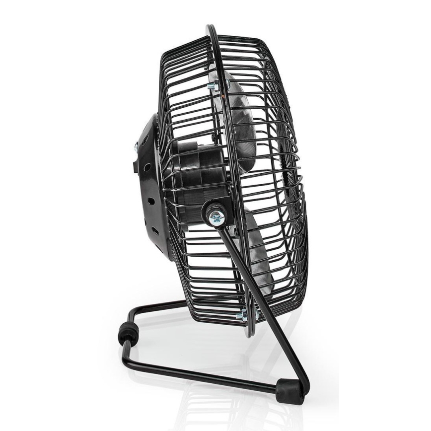 Stolní ventilátor 3W/USB 15 cm černá