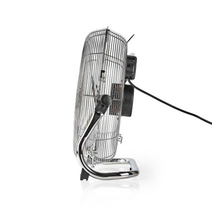 Podlahový ventilátor 80W/230V lesklý chrom