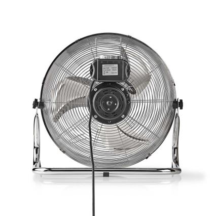 Podlahový ventilátor 80W/230V lesklý chrom