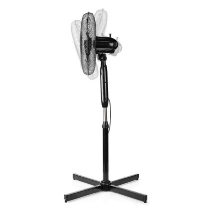 Stojanový ventilátor 40W/230V černá + dálkové ovládání