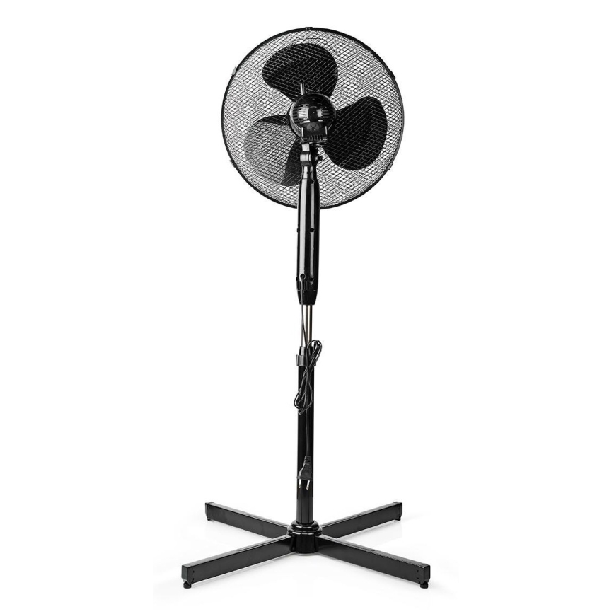 Stojanový ventilátor 40W/230V černá + dálkové ovládání