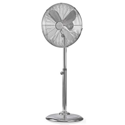 Stojanový ventilátor 50W/230V lesklý chrom