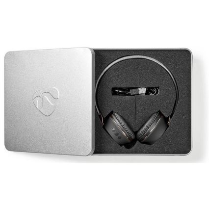 Stylová bezdrátová sluchátka v látkovém provedení