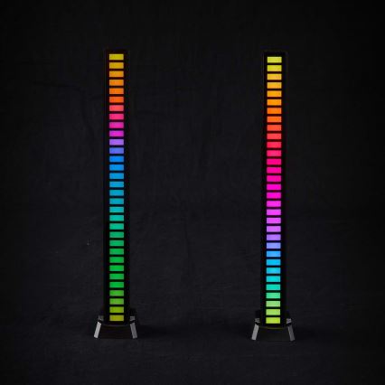 SADA 2x LED RGB Nabíjecí stolní lampa LED/250 mAh