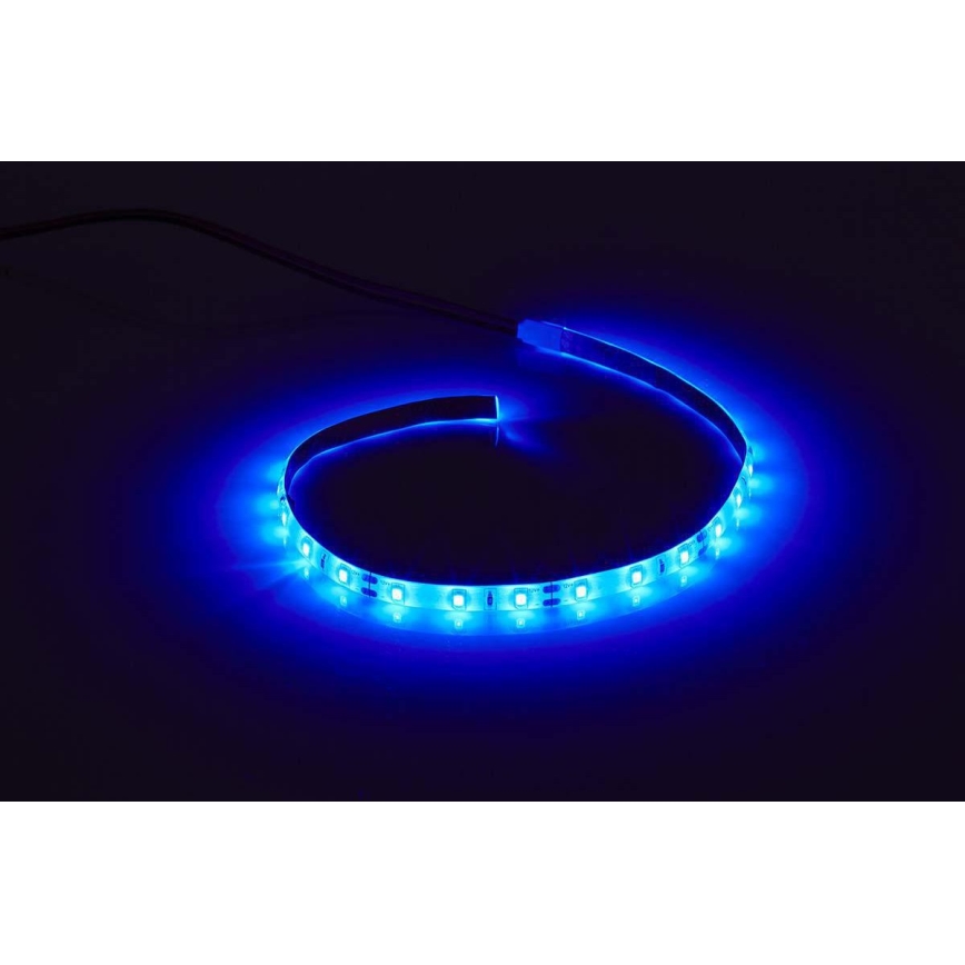 LED pásek pro stolní PC s napájením SATA 100 cm 12V modrá