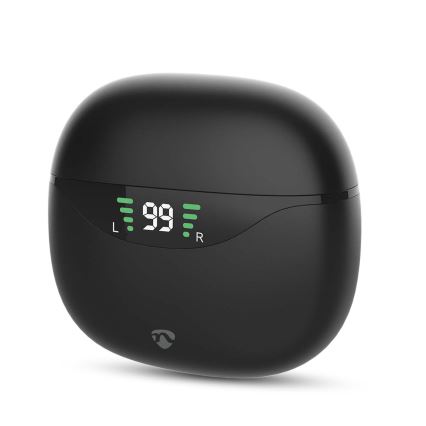 Bezdrátová sluchátka s ANC 320 mAh + 2x 40 mAh černá