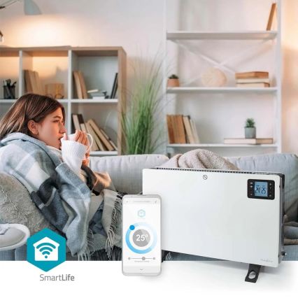 Elektrický přímotop/konvektor 750/1250/2000W/230V Wi-Fi Tuya + dálkové ovládání
