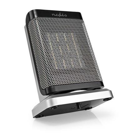 Ventilátor s keramickým topným tělesem 1000/1500W/230V stříbrná