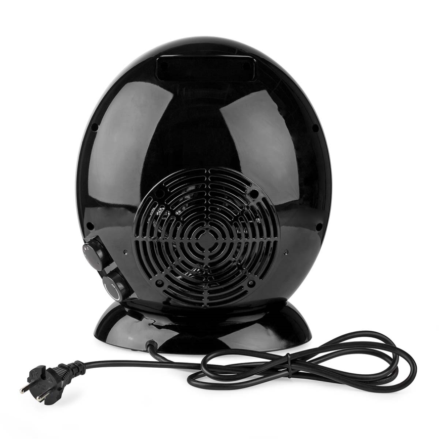 Ventilátor s keramickým topným tělesem 1000/1500W/230V černá