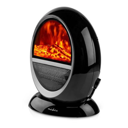 Ventilátor s keramickým topným tělesem 1000/1500W/230V černá