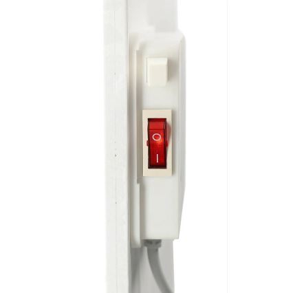 Infračervený topný panel s LCD displejem 425W/230V IP44 bílá