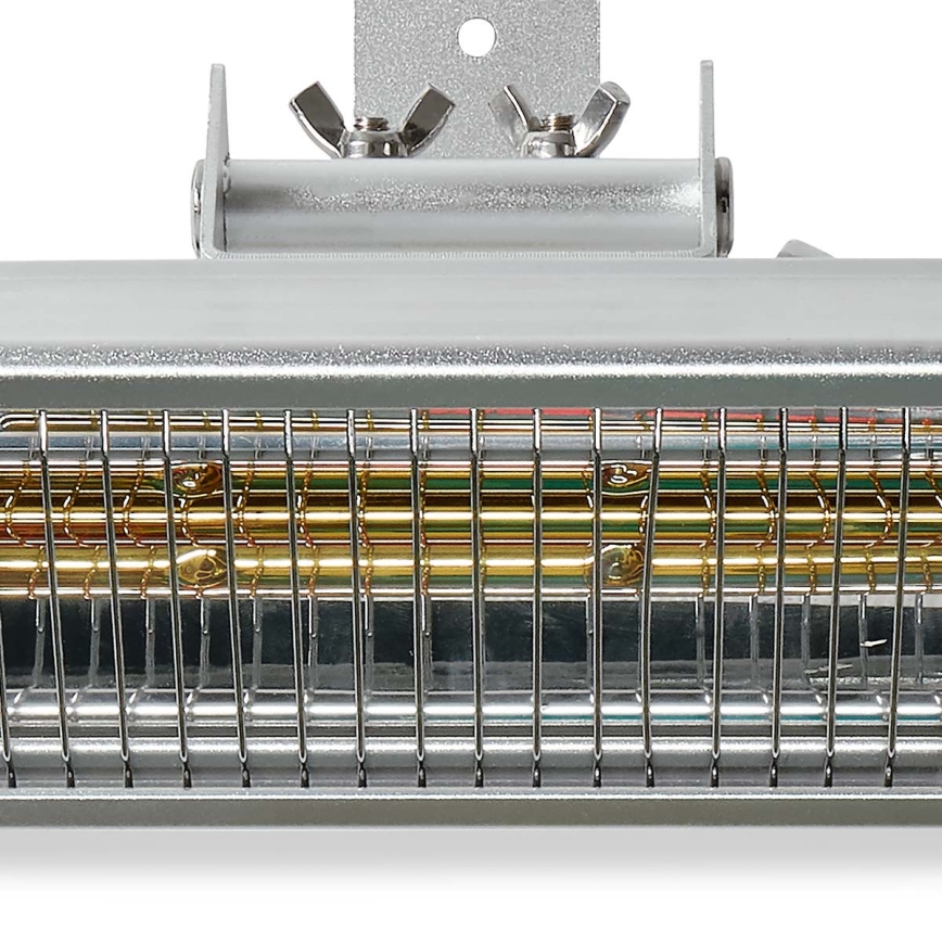 Venkovní elektrické topné těleso 2000W/230V IP65 + dálkové ovládání.