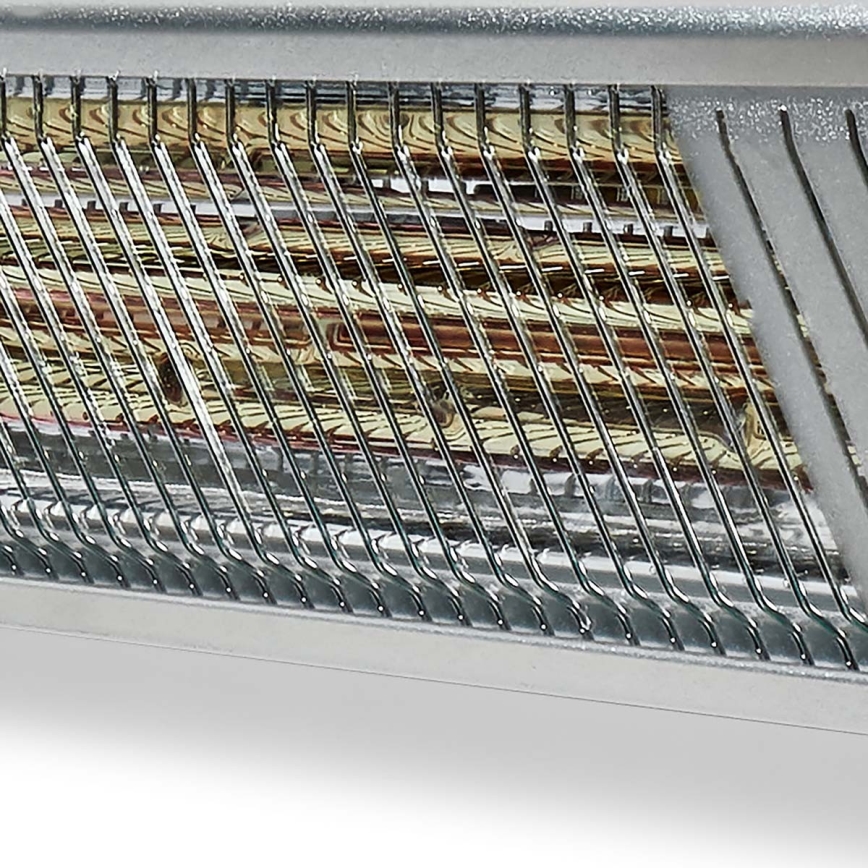 Venkovní elektrické topné těleso 2000W/230V IP65 + dálkové ovládání.