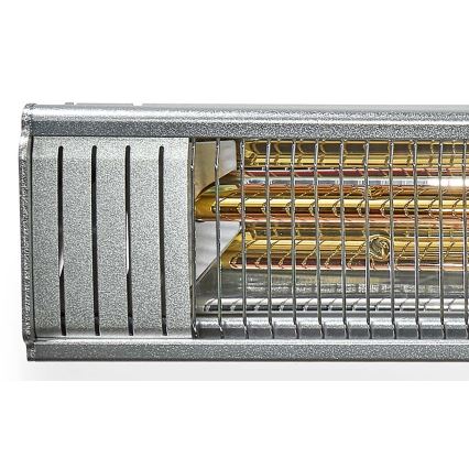 Venkovní elektrické topné těleso 2000W/230V IP65 + dálkové ovládání.