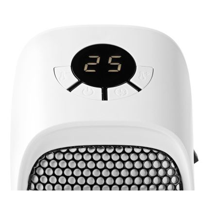 Topné těleso do zásuvky s termostatem a LCD displejem 400W/230V