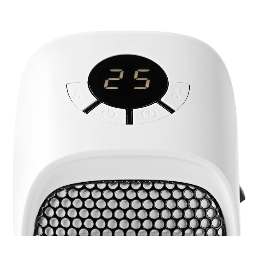 Topné těleso do zásuvky s termostatem a LCD displejem 400W/230V
