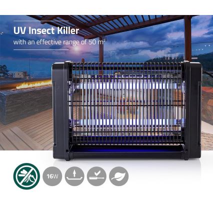 Elektrický lapač hmyzu UV-A/2x8W/230V 50 m²