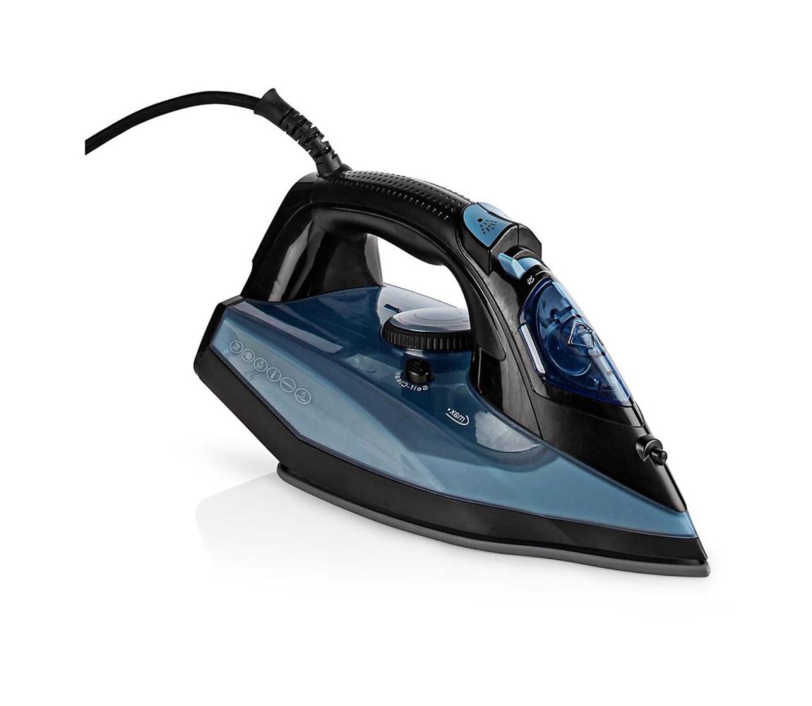 Nedis Nedis IRON2000 - Napařovací žehlička 2600W/230V černá/modrá NE0692