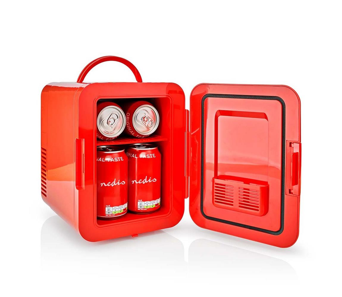   KAFR120CRD - Přenosná mini lednička 50W/230V červená 