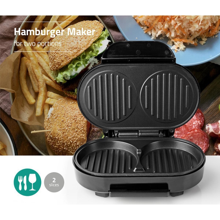 Gril na hamburgery 1000W/230V