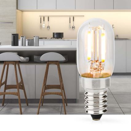 LED Žárovka do digestoře T25 E14/2W/230V 2700K