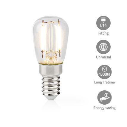 LED Žárovka do lednice T26 E14/2W/230V 2700K