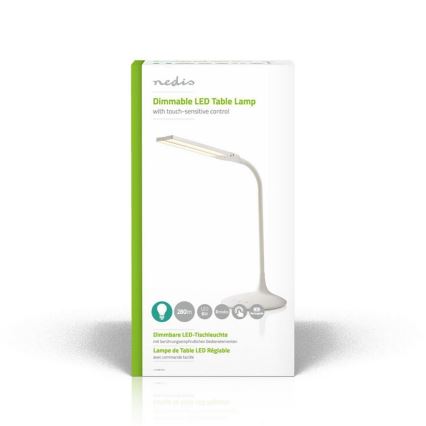 LED Stmívatelná stolní lampa LED/6W/5V 2200 mAh bílá