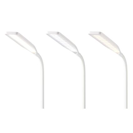 LED Stmívatelná dotyková flexibilní stolní lampa s 15W bezdrátovým nabíjením Qi LED/5,5W/230V 2700-6500K bílá
