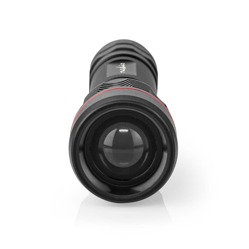 LED Stmívatelná nabíjecí hliníková svítilna LED/10W/5V 2200 mAh IPX7 černá