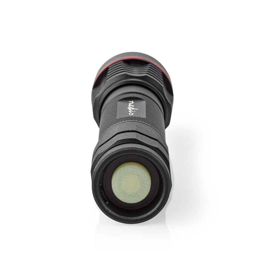 LED Stmívatelná nabíjecí hliníková svítilna LED/10W/5V 2200 mAh IPX7 černá