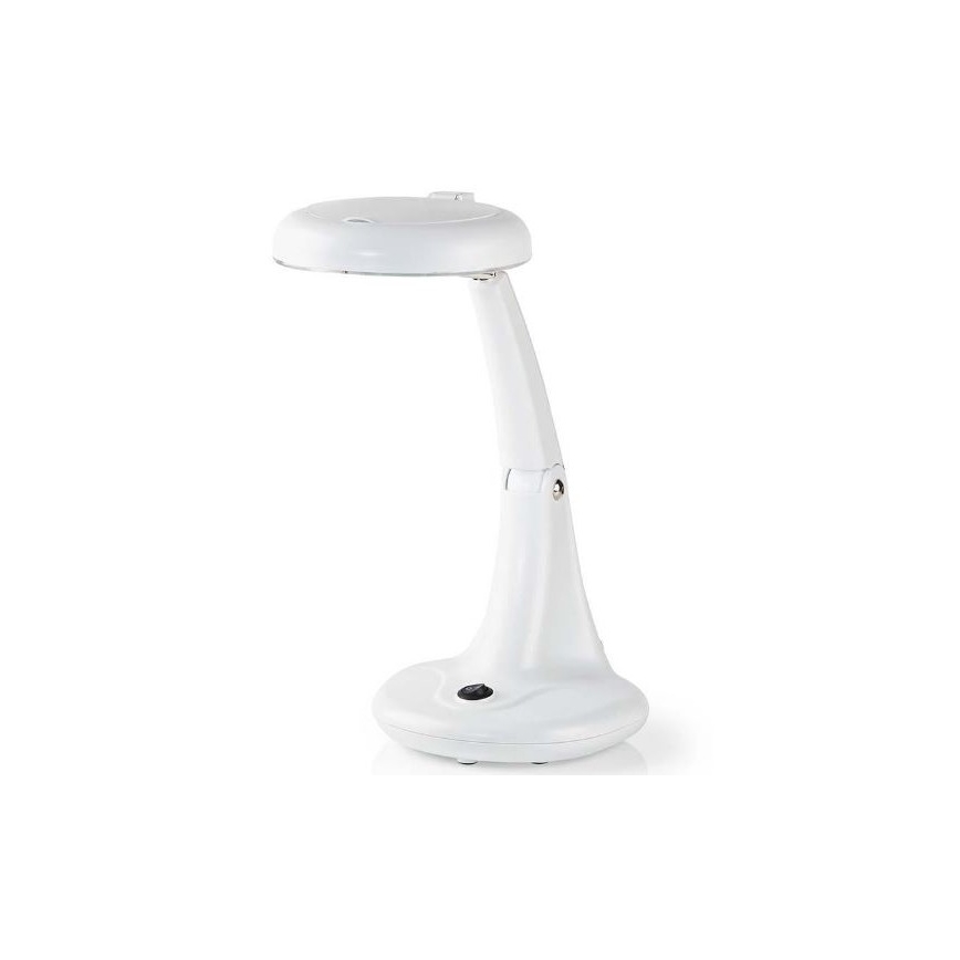 Stolní lampa s lupou T4/12W/230V 6500K