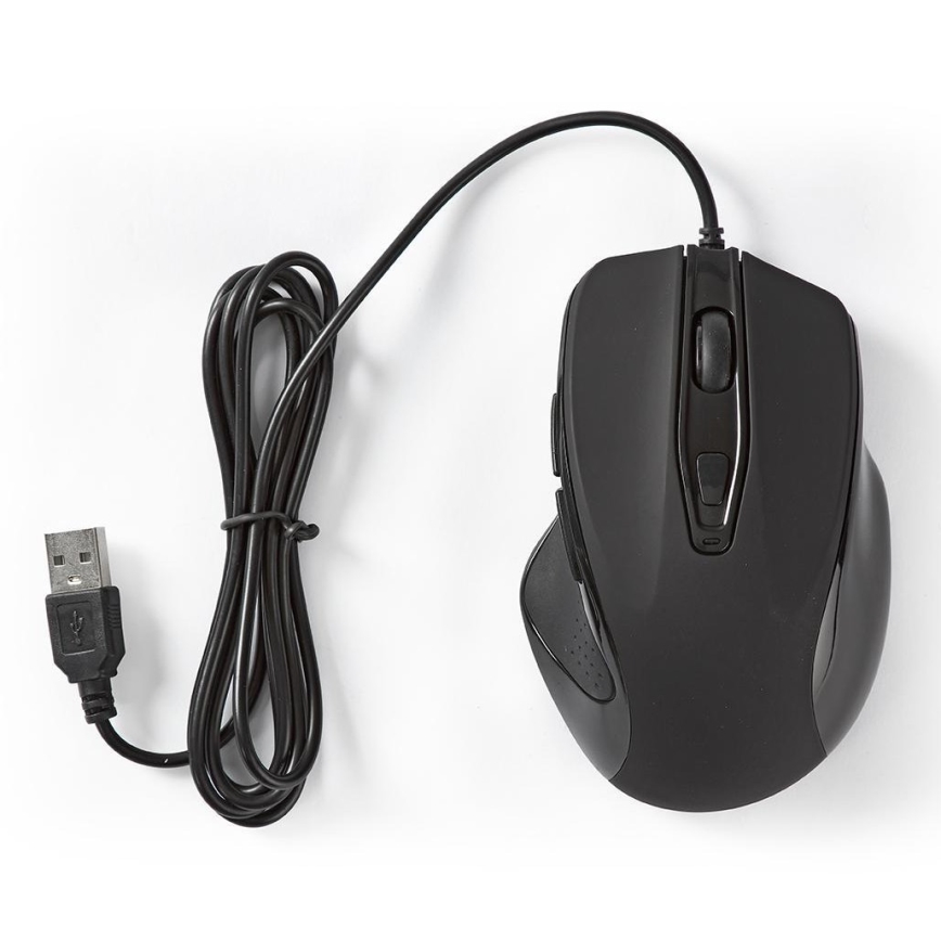 Herní myš 800/1200/2400/3200 DPI černá