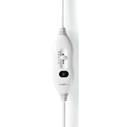 Elektrická vyhřívací deka pro dvě osoby 120W/230V 160x140 cm vlna