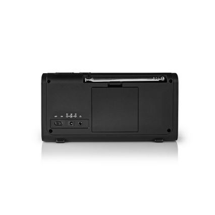 Rádio s hodinami a funkcí alarmu 3W/FM/DAB