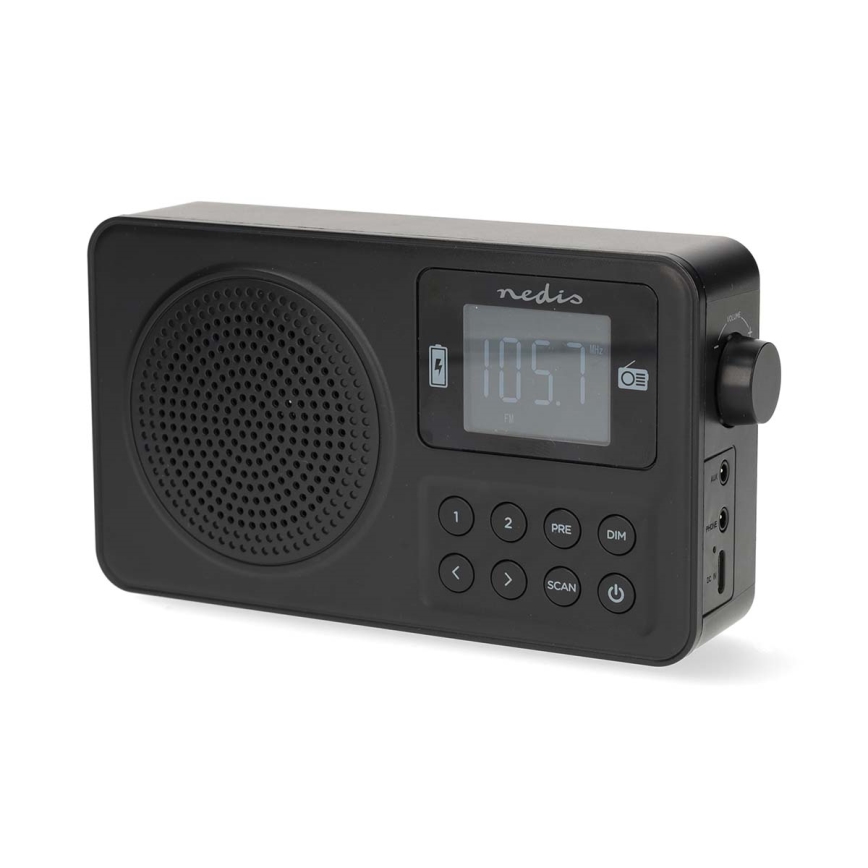FM rádio 2W/5V 1900 mAh